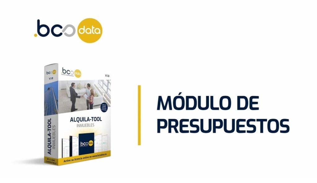 software alquiler inmuebles - presupuestos
